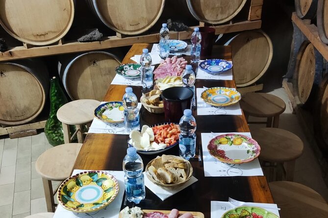 2-hour tasting of 5 wines in Sorrento - From Via Marziale to the De Angelis cellar