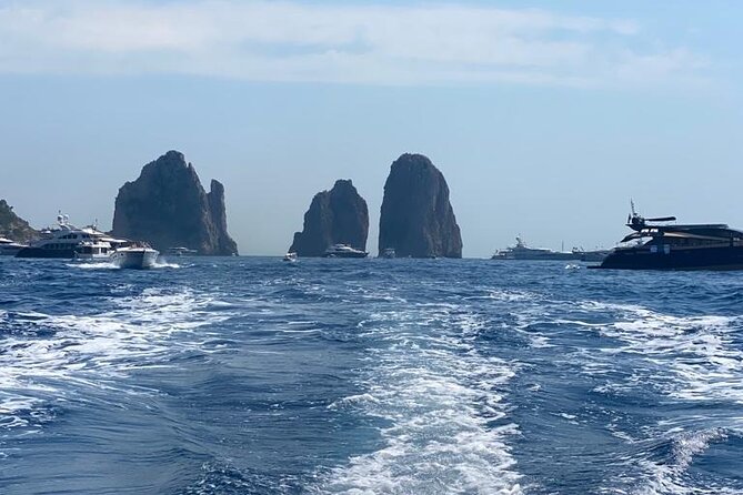 3 Hours Private Boat Tour of Capri with Pasta and Prosecco - The Natural Arch brings the first real swim