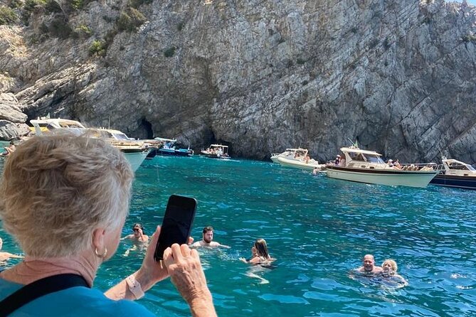 3 Hours Private Boat Tour of Capri with Pasta and Prosecco - Marina Piccola adds villas, yachts, and lunch