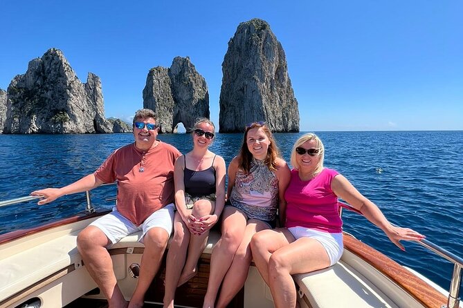 3 Hours Private Boat Tour of Capri with Pasta and Prosecco - The Faraglioni and Capri’s classic photo