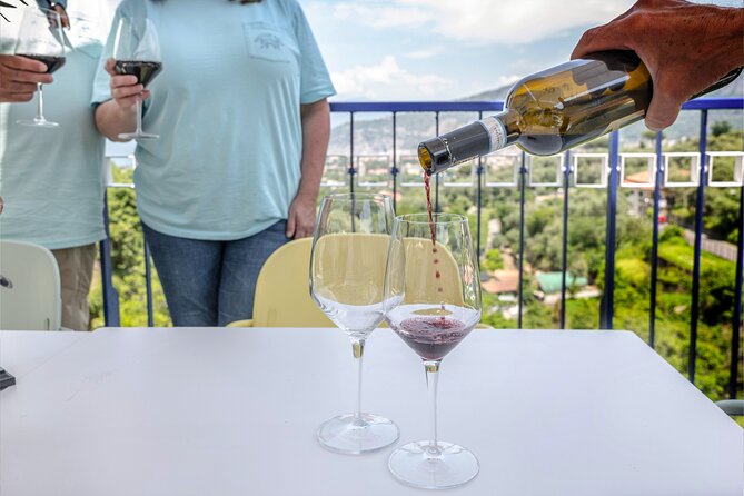 5 Wine Tastings with Typical Products in Sorrento Coast - Five Campania Wines With Food on the Table