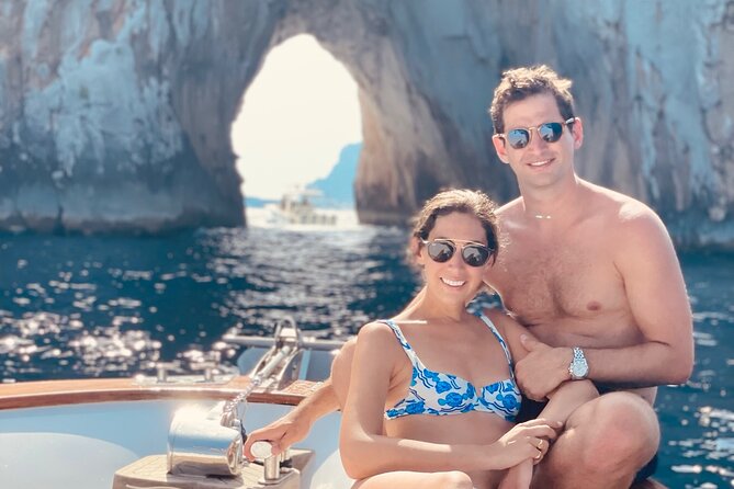 7 Hours Private Boat Experience on Capri from Positano - What is included on the boat