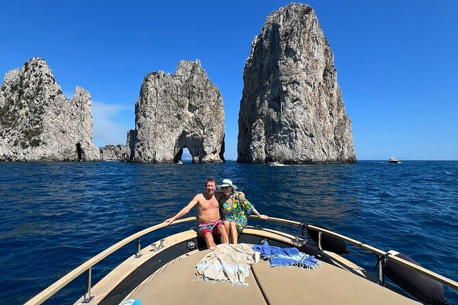 All inclusive Capri Boat and City Tour from Sorrento - The first coves near Marina Grande
