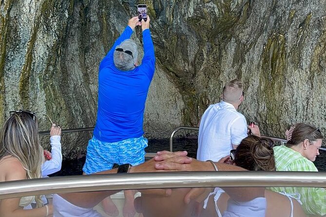 All-Inclusive Capri Boat Tour with City Visit from Positano - Small coves and caves along the western shore