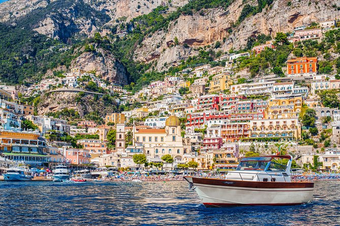 Amalfi Coast Boat Tour With Pickup from Sorrento Area Hotels - Positano, a short visit with a big view