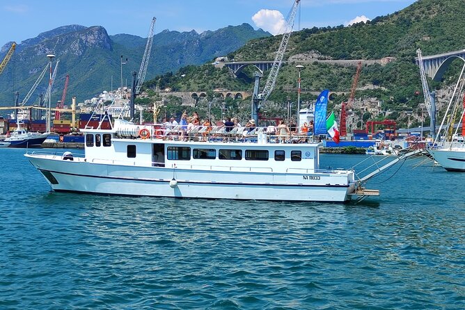 Amalfi Coast by boat with aperitif, lunch and sea breaks - Positano is best appreciated from offshore