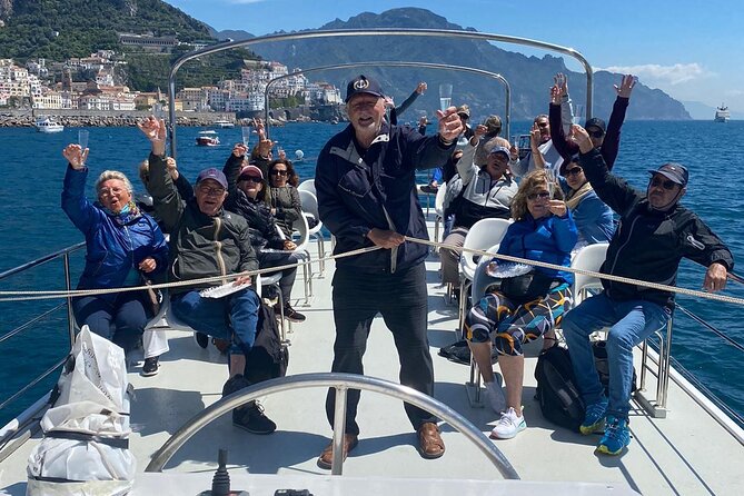 Amalfi Coast by boat with aperitif, lunch and sea breaks - Swimming, seating, and comfort onboard