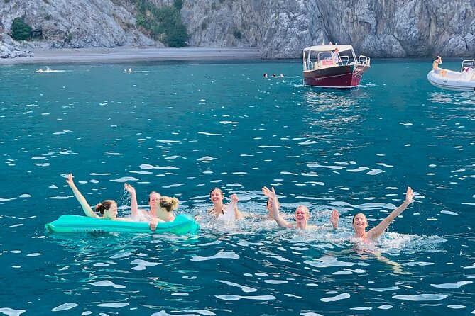 Amalfi Coast Full Day Private Boat Tour (cabin+restroom on board) - Positano from the water and on foot
