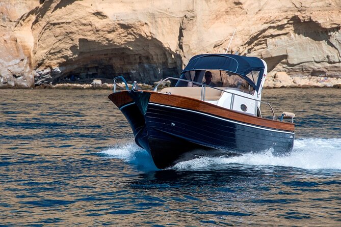 Amalfi Coast Full Day Private Boat Tour (cabin+restroom on board) - Conca dei Marini, the Emerald Grotto, and a beach swim