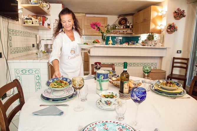 Amalfi Coast Home Dining & Cooking Demo - Meeting Antonio and Ariana in Positano