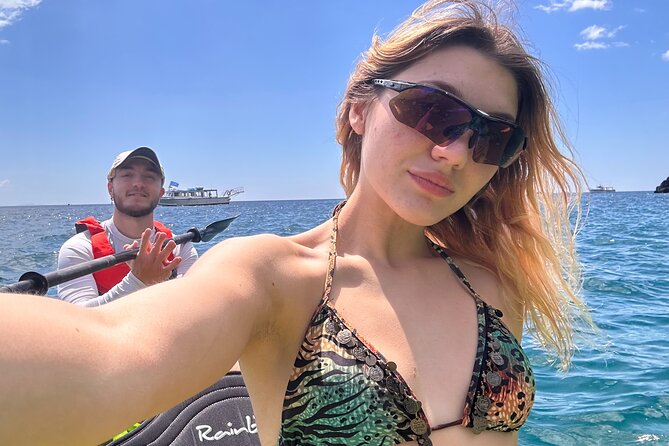 Amalfi Coast : Kayak-Snorkeling tour Pandora Cave & Hidden beach - Acquachiara beach and the first real break