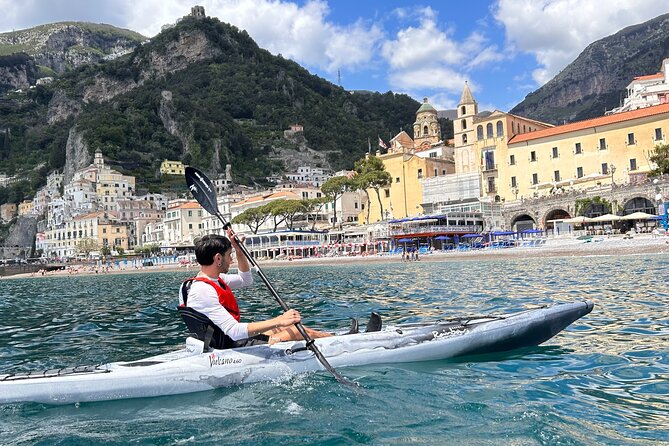 Amalfi Coast : Kayak-Snorkeling tour Pandora Cave & Hidden beach - How much value do you get for $66.54?