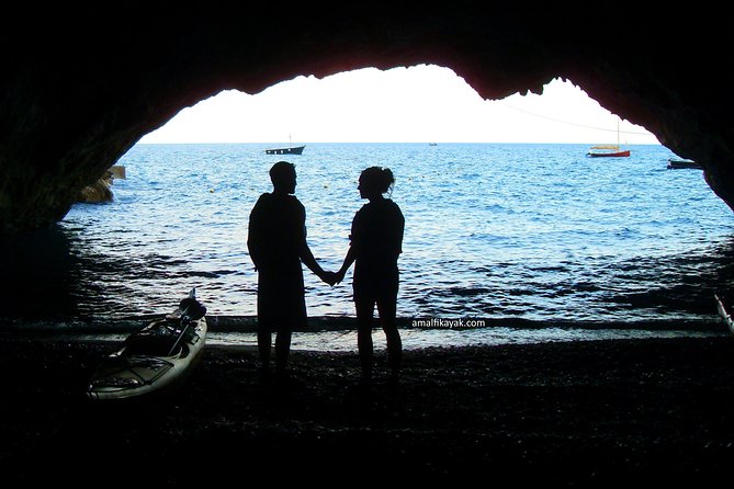Amalfi Coast Kayak Tour: Explore Caves, Arches & Hidden Beaches - The beach break, swimming, and snorkeling