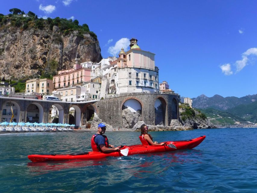 Amalfi Coast: Kayak Tour with Snorkeling and Grottoes Visit - A steady start for first-time paddlers