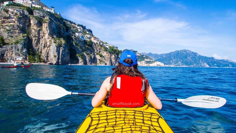 Amalfi Coast: Kayak Tour with Snorkeling and Grottoes Visit - The swimming and snorkeling stop
