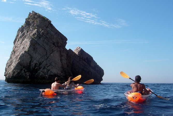 Amalfi Coast Kayak Tours from Marina del Cantone - Paddling toward Ieranto Bay