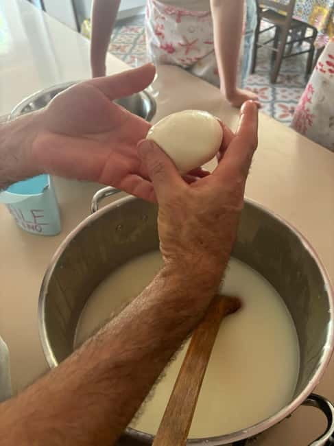 Amalfi Coast: Mozzarella, Pasta and Tiramisù Cooking Class - Rolling Tagliatelle With Oil and Eggs