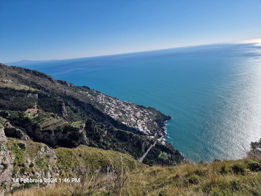 Amalfi Coast Path of the Gods Hike from Agerola - Capri, the Faraglioni, and the Gulf of Salerno