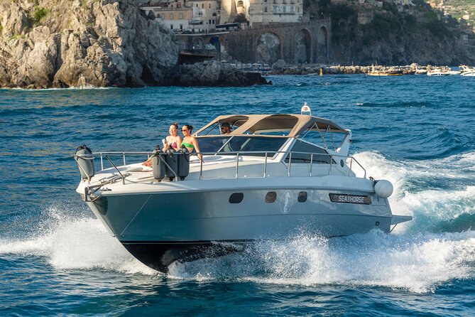 Amalfi Coast Private Boat Day with Swim Stops & Prosecco - Conca dei Marini and the coast’s old watchtowers