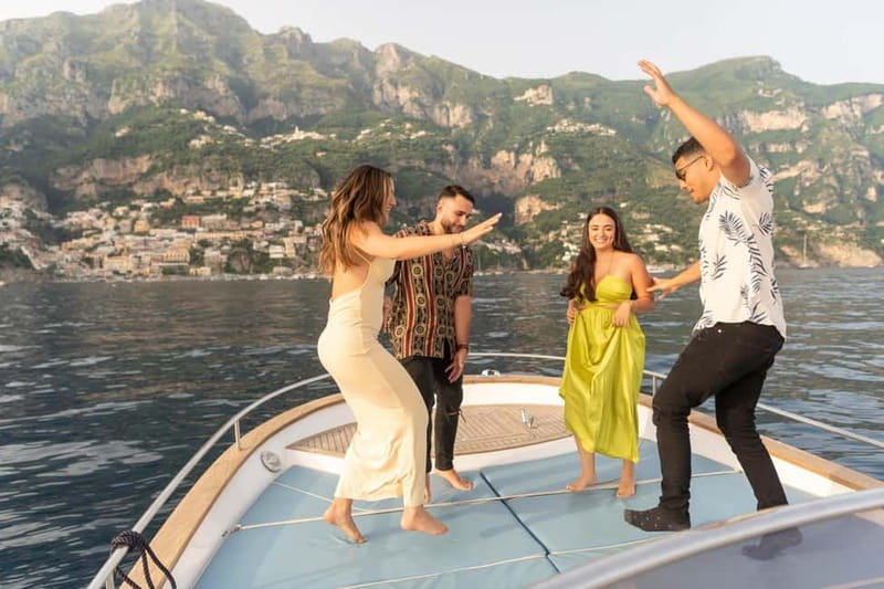 Amalfi Coast Private Sunset Cruise - The Amalfi departure and full coastal view