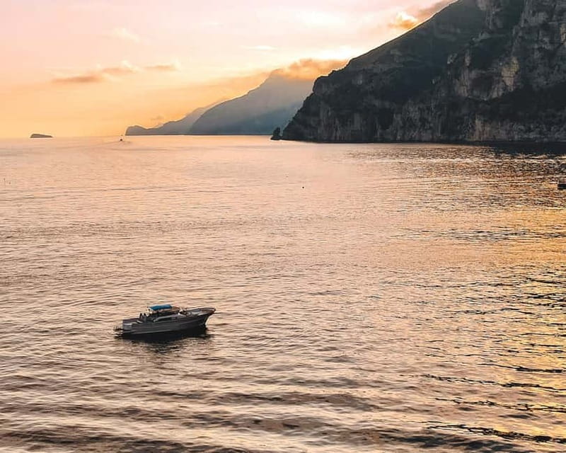 Amalfi Coast Private Sunset Cruise - Prosecco, snacks, and the sunset mood
