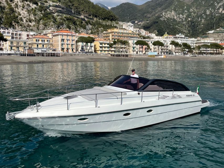 Amalfi Coast: Scenic Boat Private Tour with Aperitif - Coastal views from Minori toward Positano and Amalfi