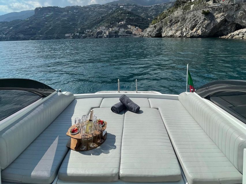Amalfi Coast: Scenic Boat Private Tour with Aperitif - Swimming in Mediterranean coves and grottos