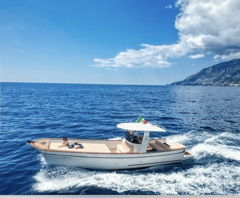 Amalfi coast small-group boat tour w/ drinks & sandwich - Conca dei Marini, caves, and lunch plans