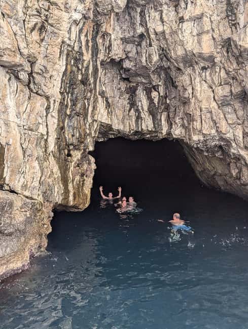 Amalfi coast small-group boat tour w/ drinks & sandwich - Fiordo di Furore from the water