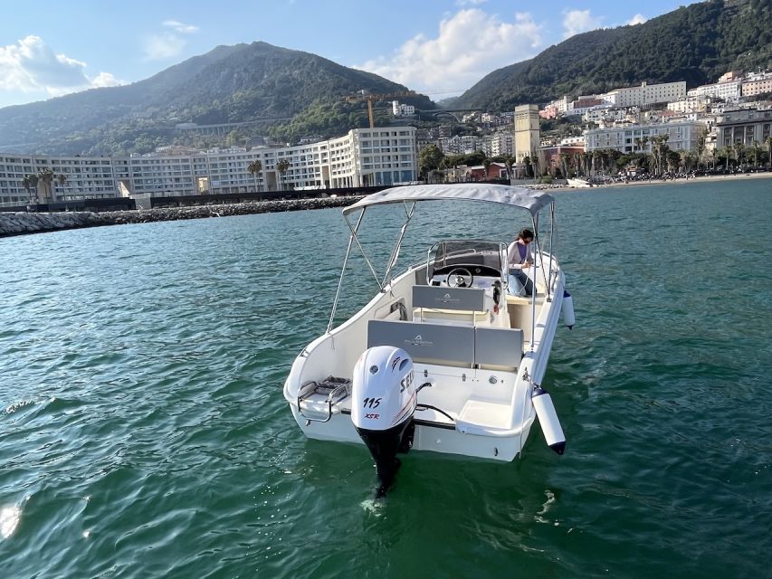 Amalfi coast tour with skipper from Salerno to Positano - Maiori offers the first real swim stop