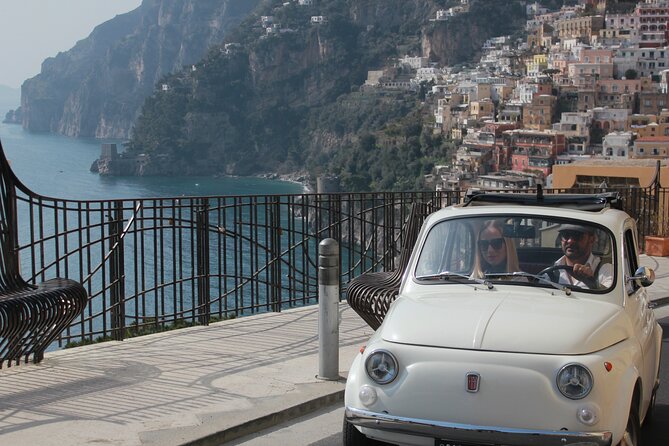 Amalfi Coast Vintage Tour. The Dolce Vita in an Original Fiat 500 - Positano: one hour among steep lanes and shops