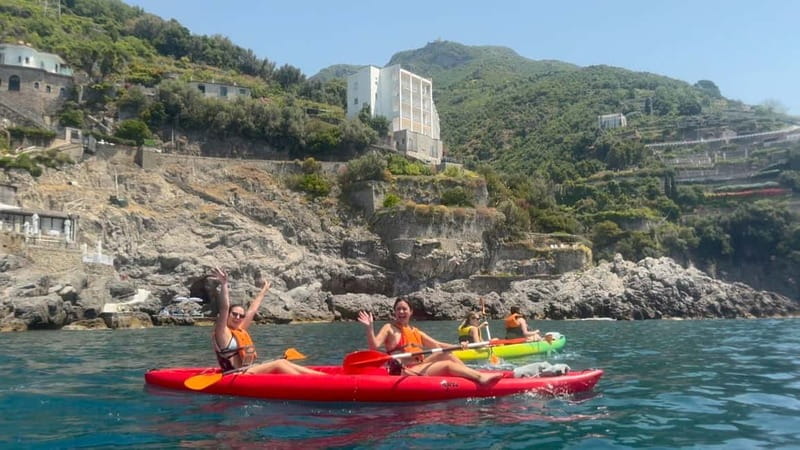 Amalfi: Kayak/Snorkel Tour to Pandora Cave with Lemon Spritz - Who should choose this experience