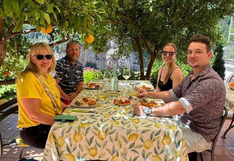 Amalfi Organic Lemon Tour & Wine Tasting + Dinner or Lunch - Booking details that matter
