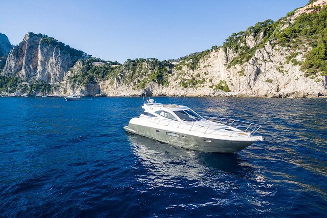 Amalfi Private Boat Tour from Sorrento or Positano Yacht Klase 50 - Leaving Sorrento along the western coast