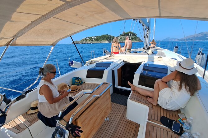 Amalfi Skip the Crowds Private Chill Experience on a Sail Yacht - Amalfi, the Natural Arch, and Furore Fjord