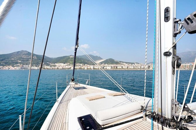 Amalfi Skip the Crowds Private Chill Experience on a Sail Yacht - Maiori, Pandora’s Cave, and the first swim
