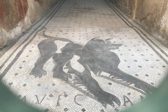 Ancient Pompei in the afternoon - Public spa: a window into Roman social habits