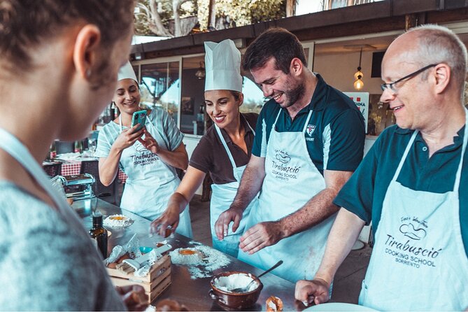 Authentic Pasta Cooking Class in Sorrento with Wine - Preparing eggplant parmigiana