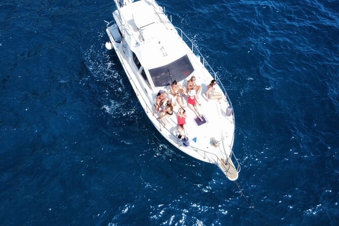 Bachelorette party, boat party in Salerno with aperitif and tapas - A Cove Stop for Swimming and Relaxing