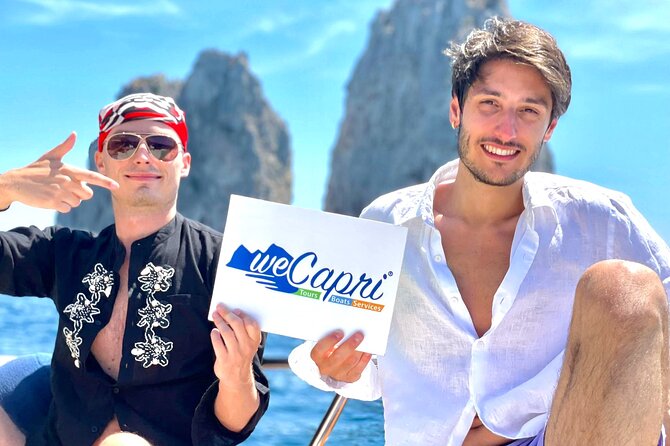 Boat Tour in Capri Italy - The island circuit, from cliffs to sea caves