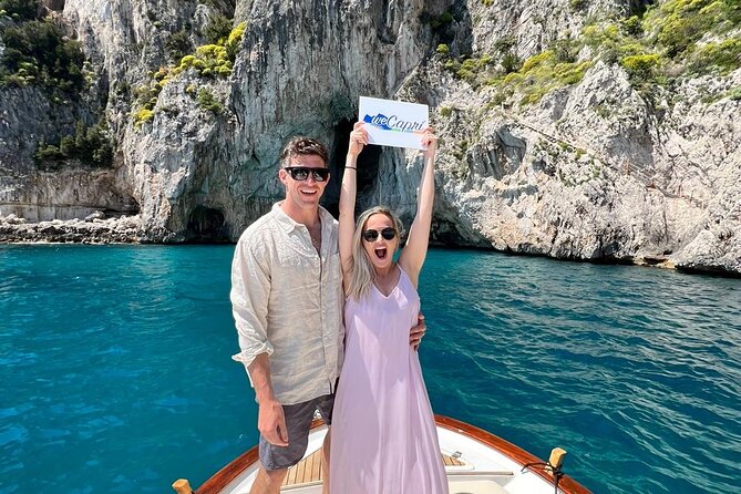 Boat Tour in Capri Italy - Punta Carena lighthouse and the island’s western edge