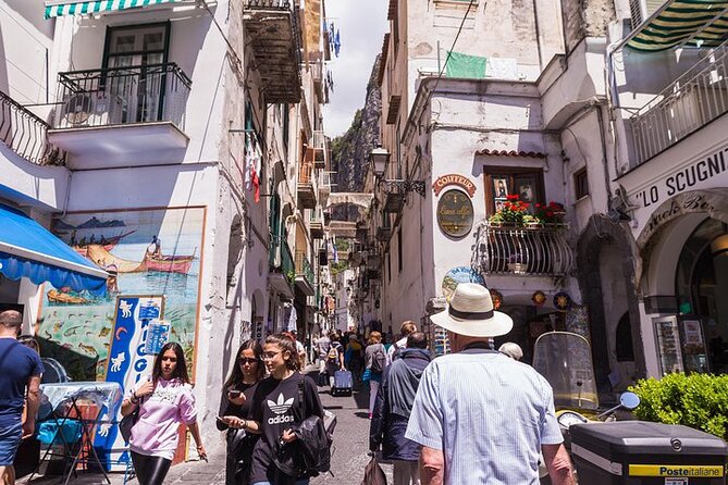 Boat Tour of Amalfi, Positano and Ravello from Sorrento - Three hours in Amalfi