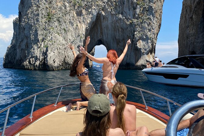 Boat Tour of the Caves on the Island of Capri - Green Grotto: color, water, and a possible second swim