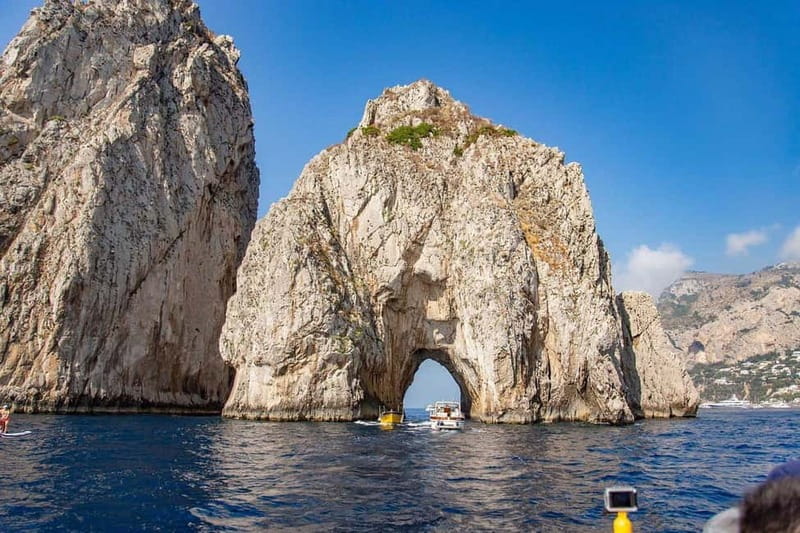 Boat Tour to Capri with Lunch on Board, Swimming and Fun - From Sorrento pickup to the marina