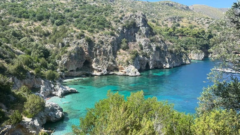 Camerota: boat tour exploring Baia Infreschi - Cala Fortuna and the Blue Grotto