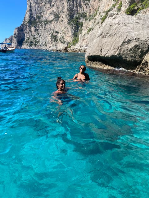 Capri: 2-hour boat tour of the caves and stacks - The caves and rocky coast