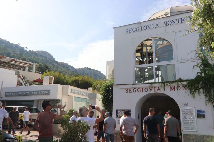 Capri and Anacapri tour: Faraglioni and Caves from Sorrento - Capri town and the Piazzetta