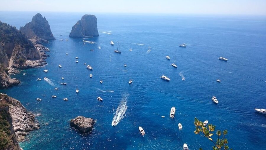 Capri and Anacapri Walking Tour from Sorrento - Crossing from Sorrento to Capri by hydrofoil