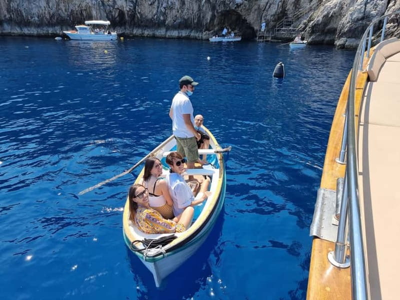 Capri and Blue Grotto Day Tour From Sorrento with 8 People - Reaching the Blue Grotto before the queues