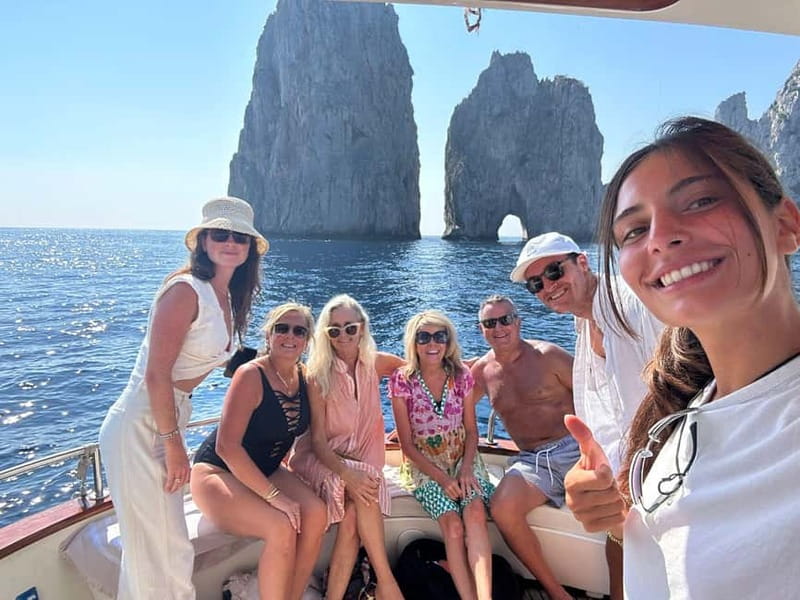 Capri and Blue Grotto Day Tour From Sorrento with 8 People - Three hours to make your own Capri plan